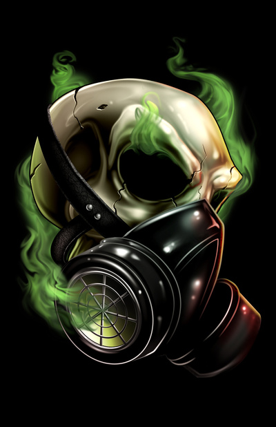 Skull Gas Mask Art Print By Landon L Armstrong Society6