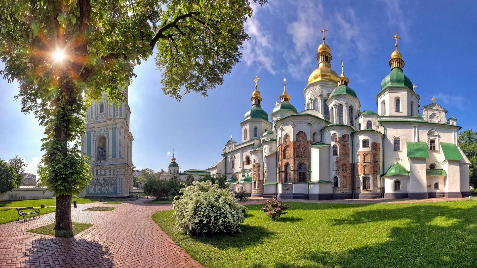 Kiev Ukraine Saint Sophia Cathedral Wallpaper