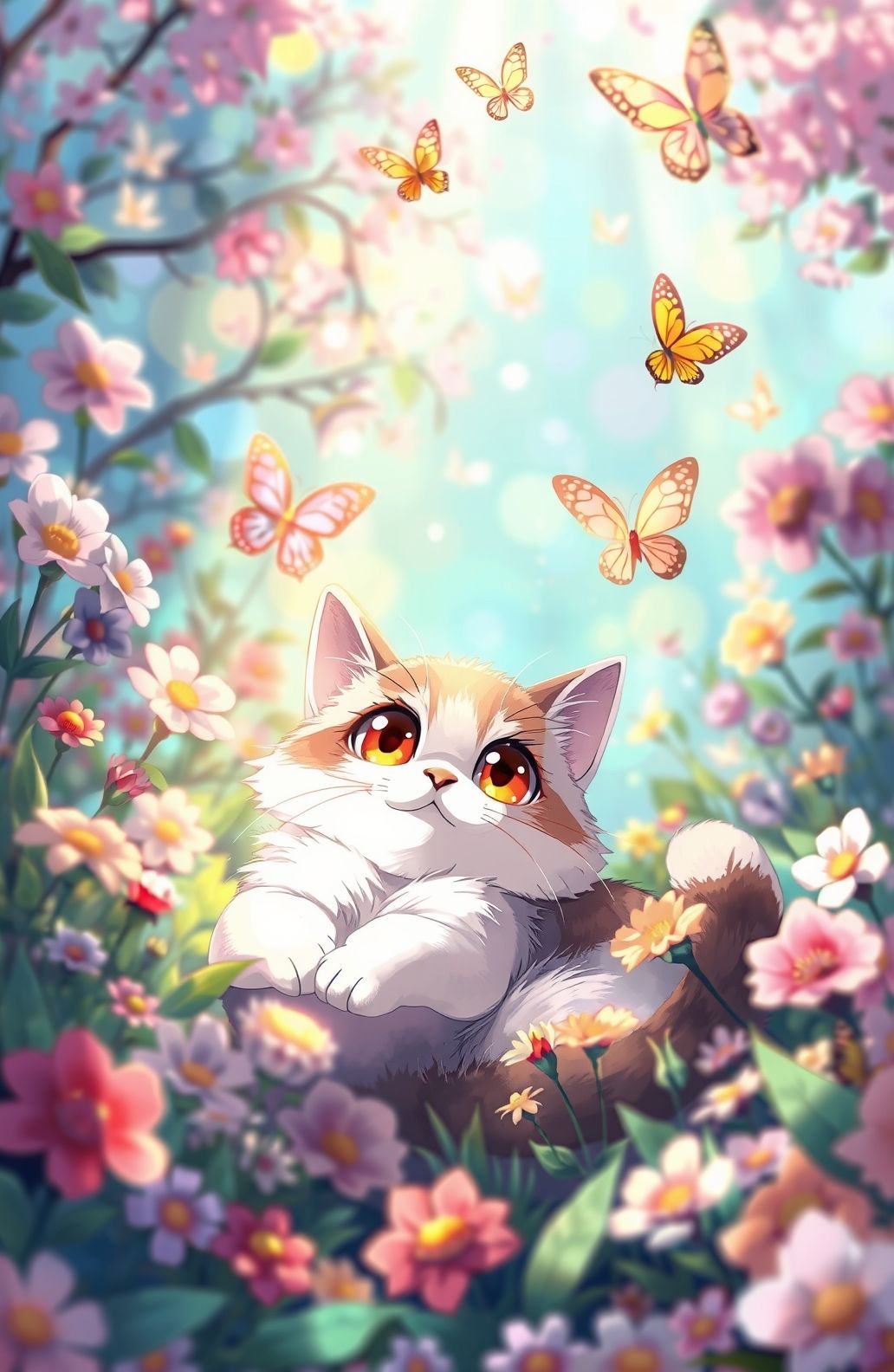 Anime Cat Wallpaper