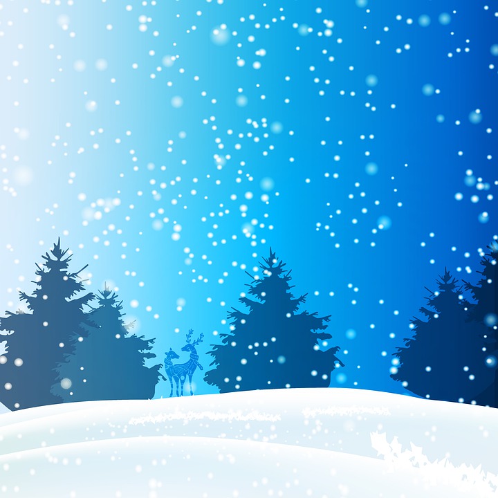 Christmas Winter Background Snow Image On