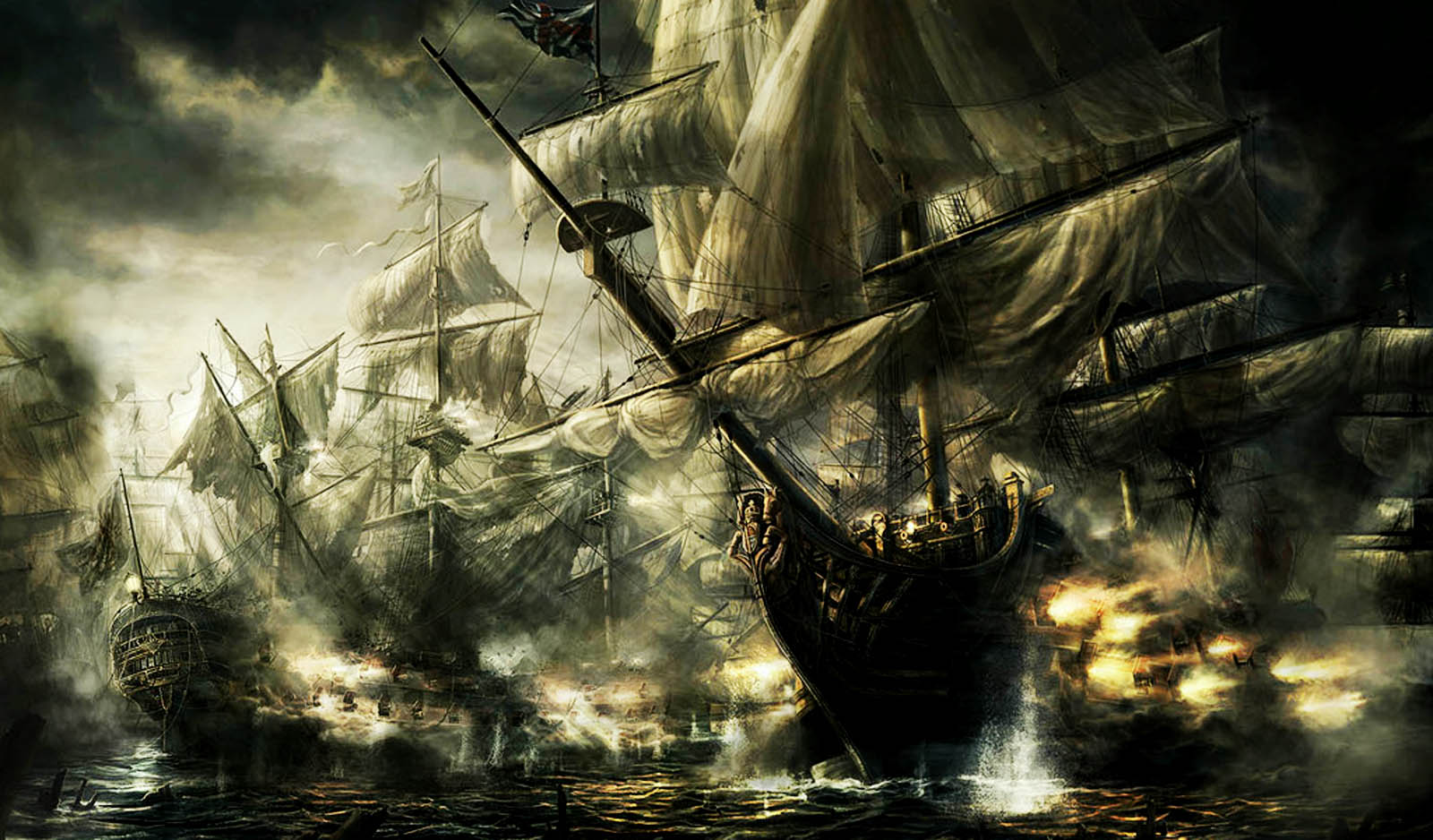 Pirate Ship Wallpaper HD 1600x938