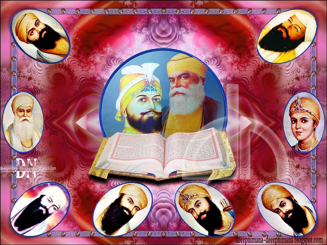Wallpaper Background Sikh Gurus Sikhi