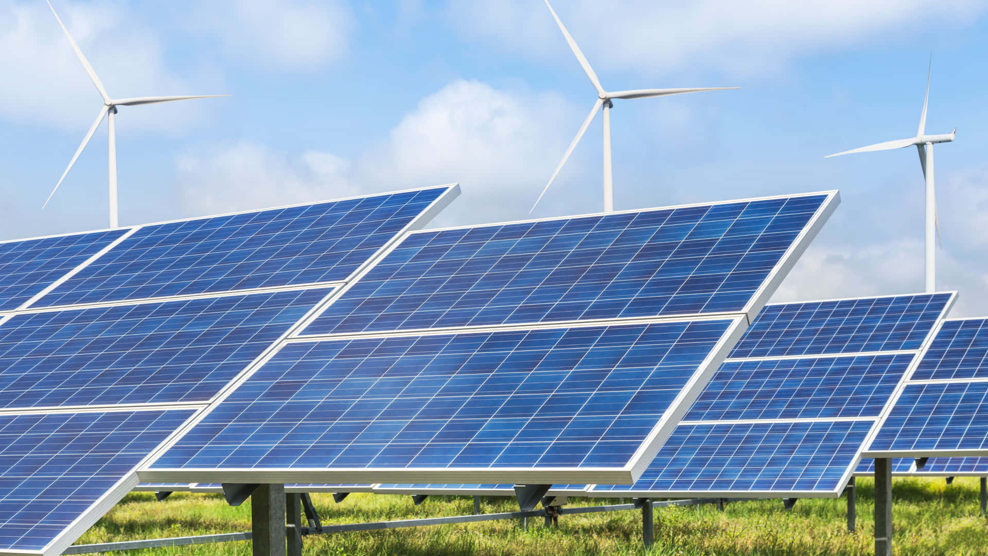 Solar Panel Background Wallpaper