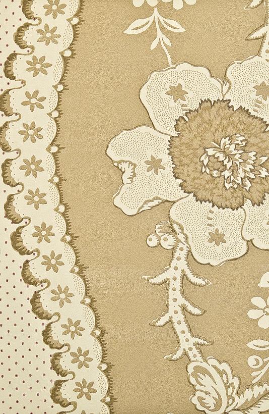 Floral Toile Wallpaper De Lapins