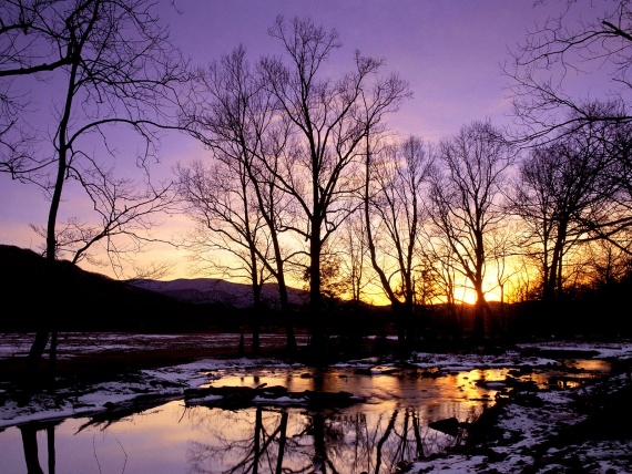 Winter Sunset Cades Cove Great Jpg Click To