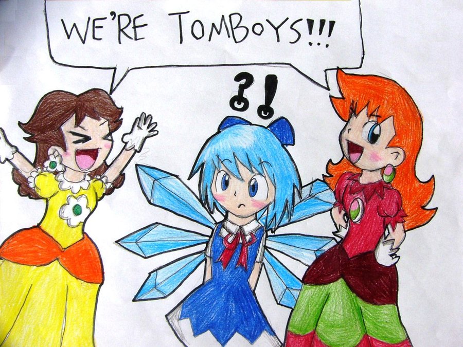 The Cute Tomboy Girls By Rotommowtom