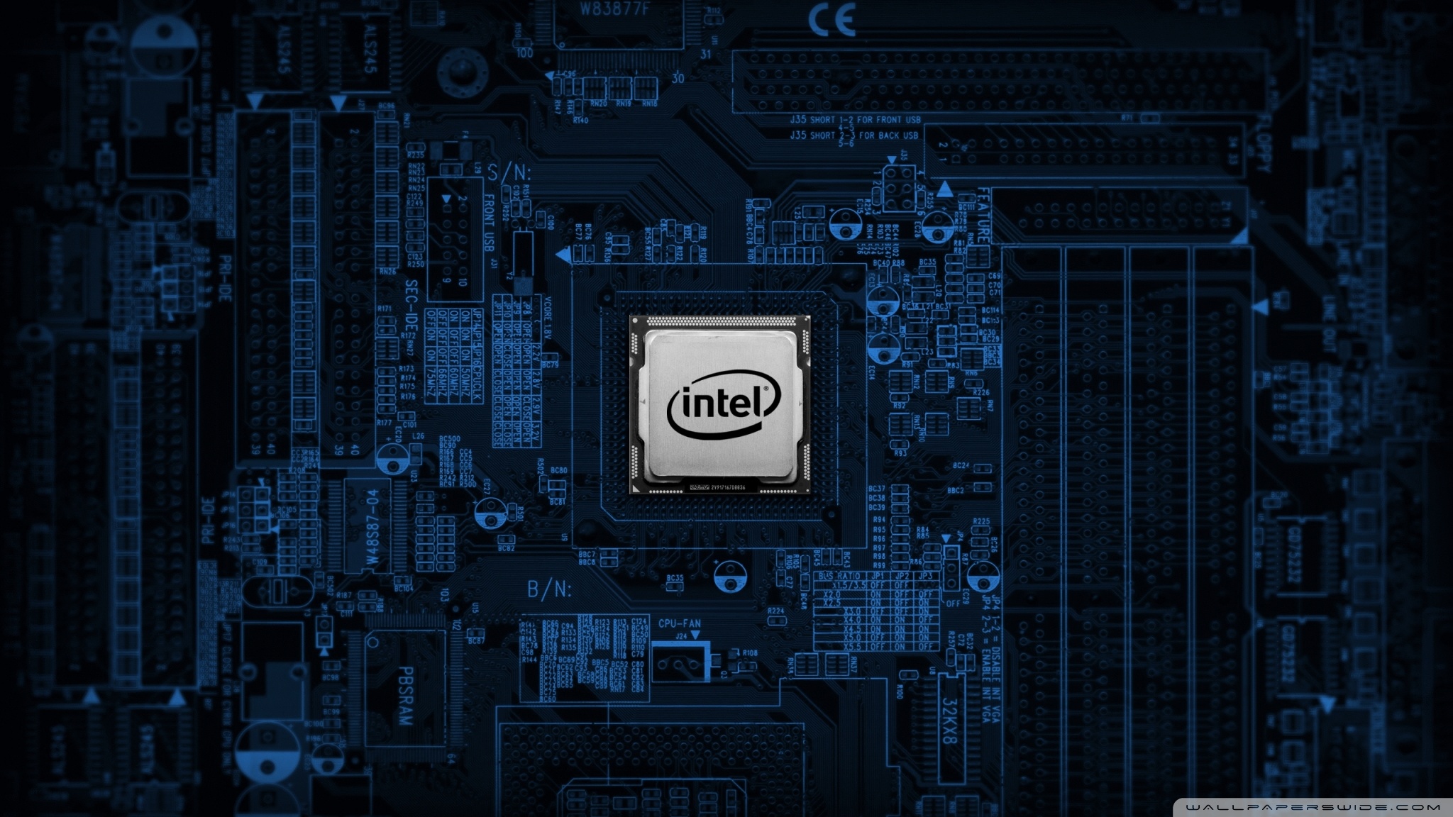 Intel Motherboard 4k HD Desktop Wallpaper For Ultra Tv
