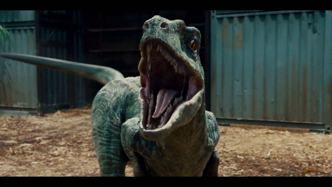 Velociraptor Attack in a New Jurassic World Clip