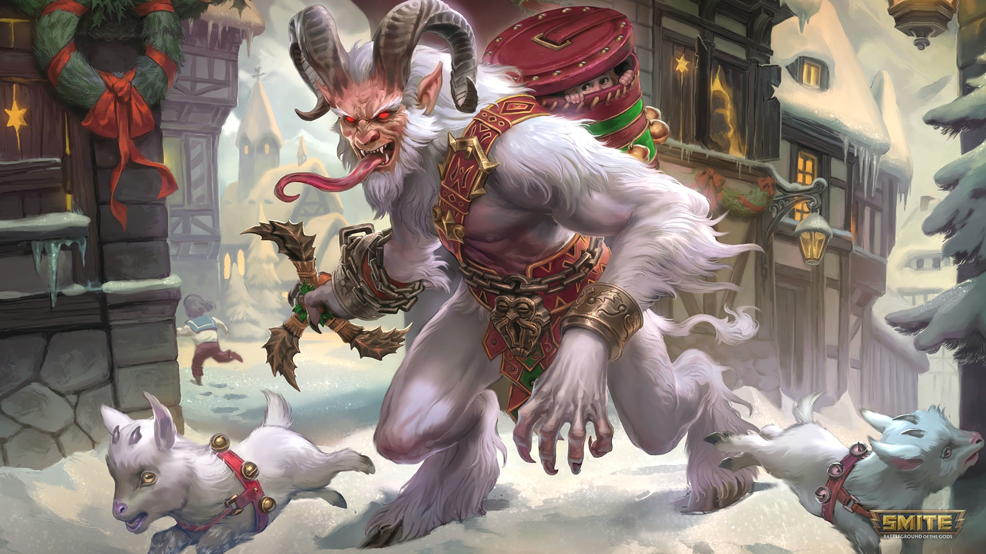 Smite Uping Patch Adds Tier Skin For Ullr Krampus Inspired