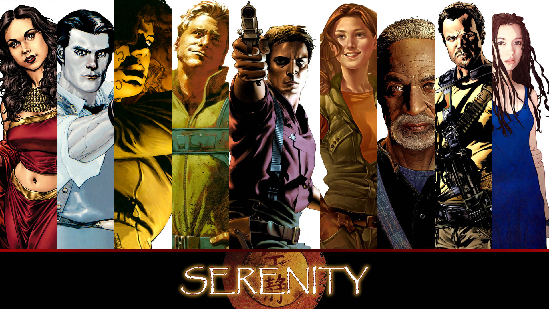 Serenity Firefly Sci Fi Poster Wallpaper