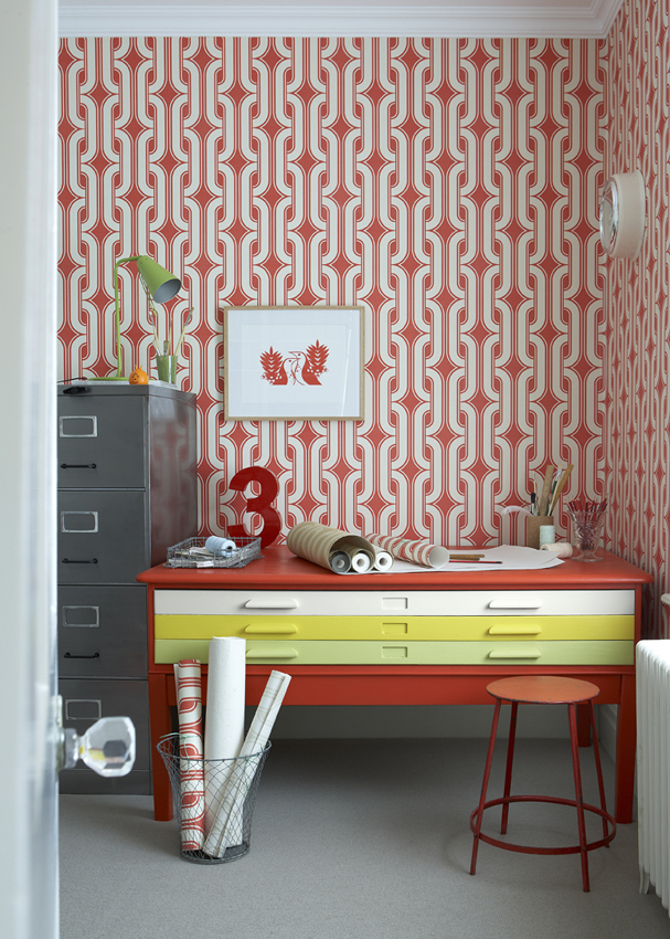 Are Retro Wallpaper Making A Eback Wooden Blinds Direct