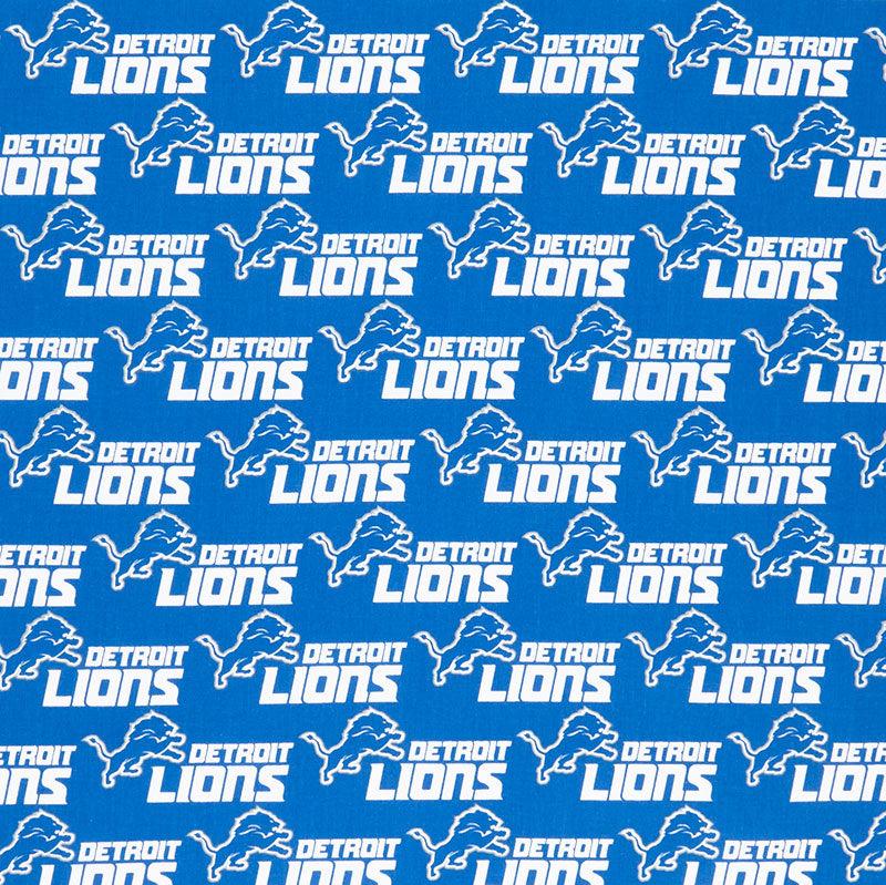 Nfl Detroit Lions Blue White Yardage