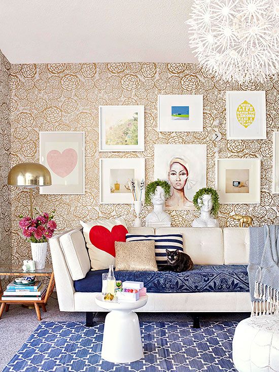 Gold Wallpaper Houses Ideas Oh Joy Decor Inspiration Happy Places