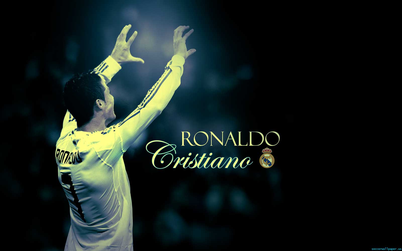 Real Madrid Player Cristiano Ronaldo WallpaperHD HD Wallpaper Black