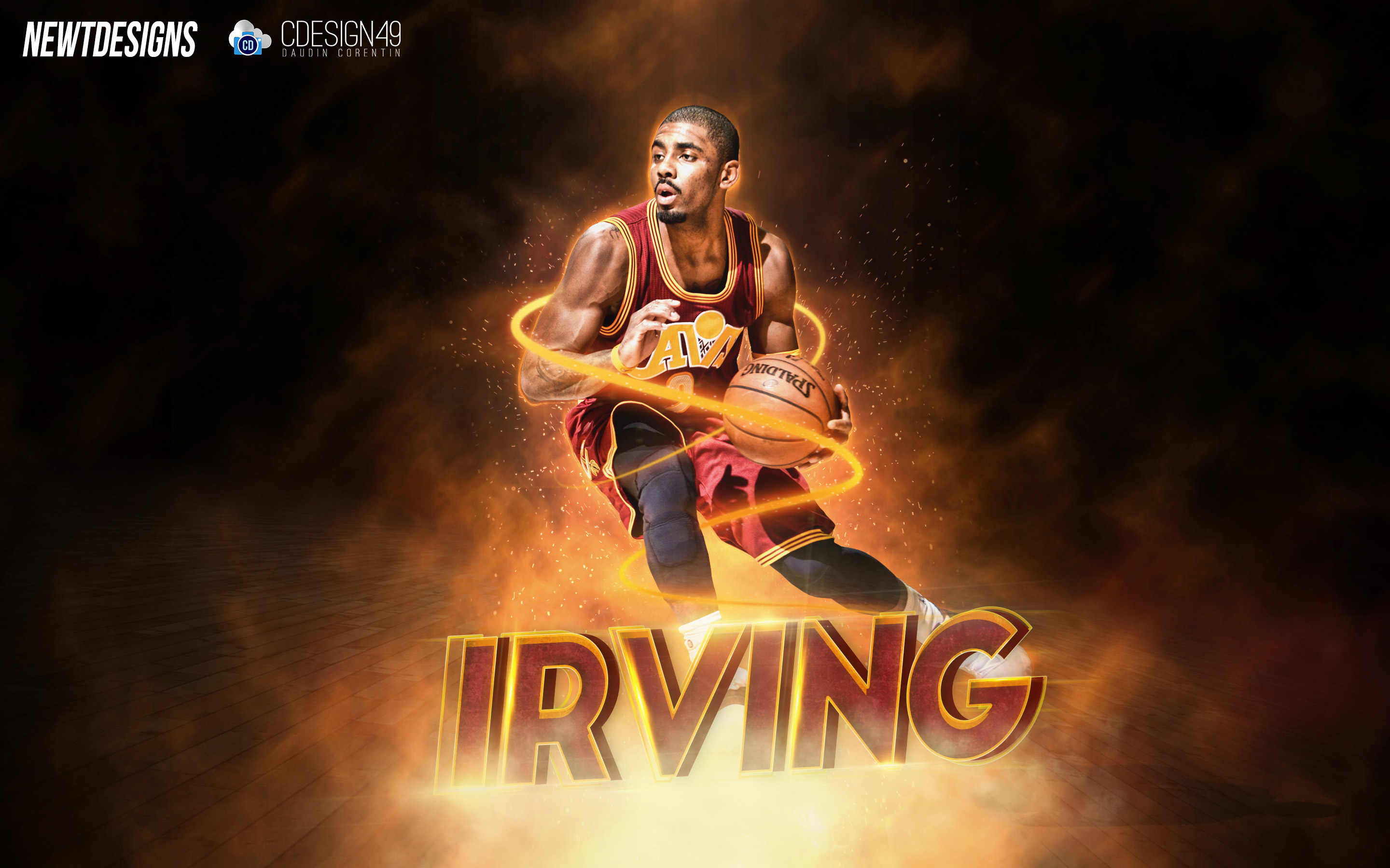 Irving Cleveland Cavaliers Wallpaper Basketball