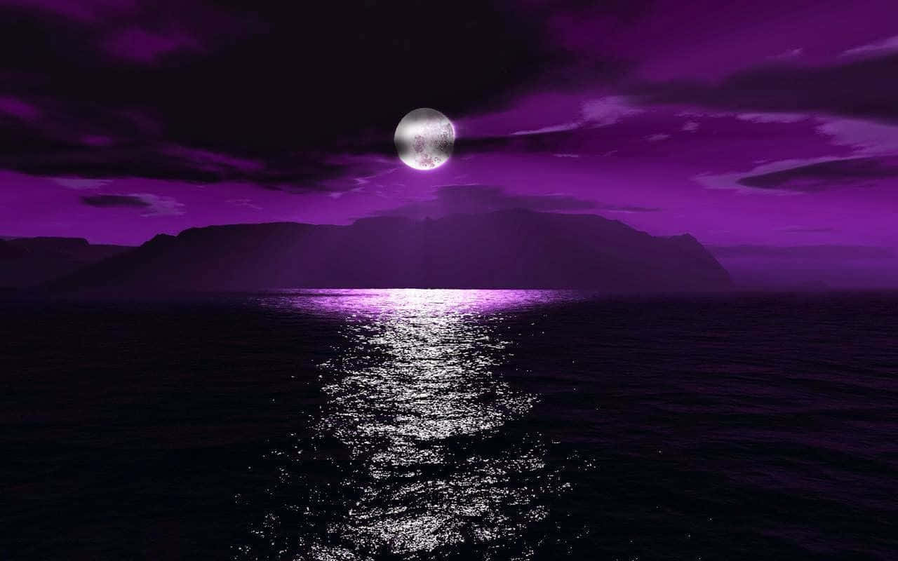 Purple Aesthetic Laptop Wallpaper