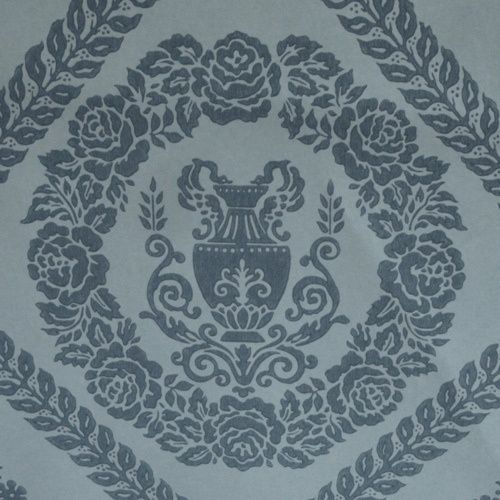 French Reproduction Wallpaper Neoclassical Damask