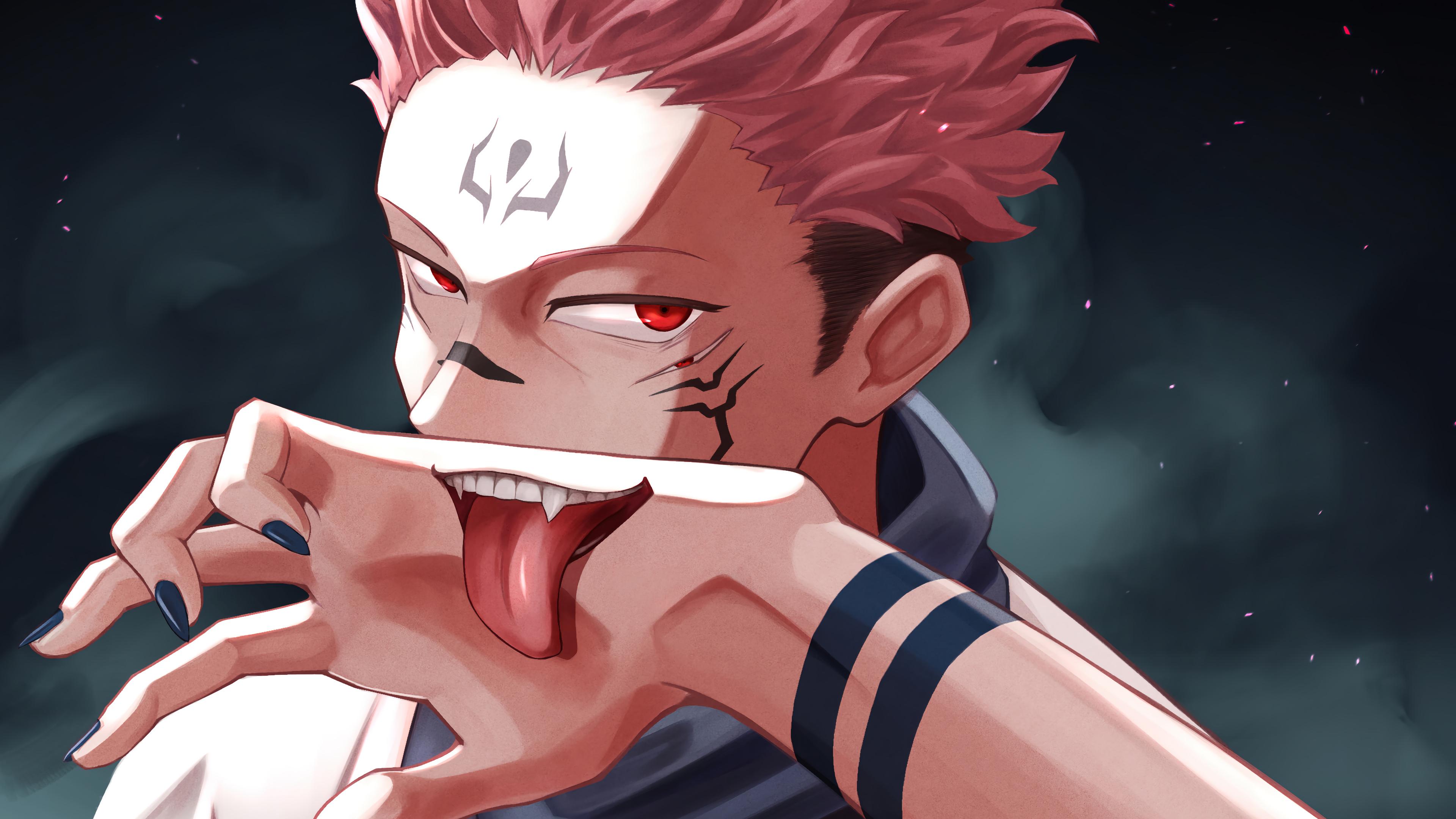 Jujutsu Kaisen Sukuna Wallpaper iPhone Phone 4k 6370e