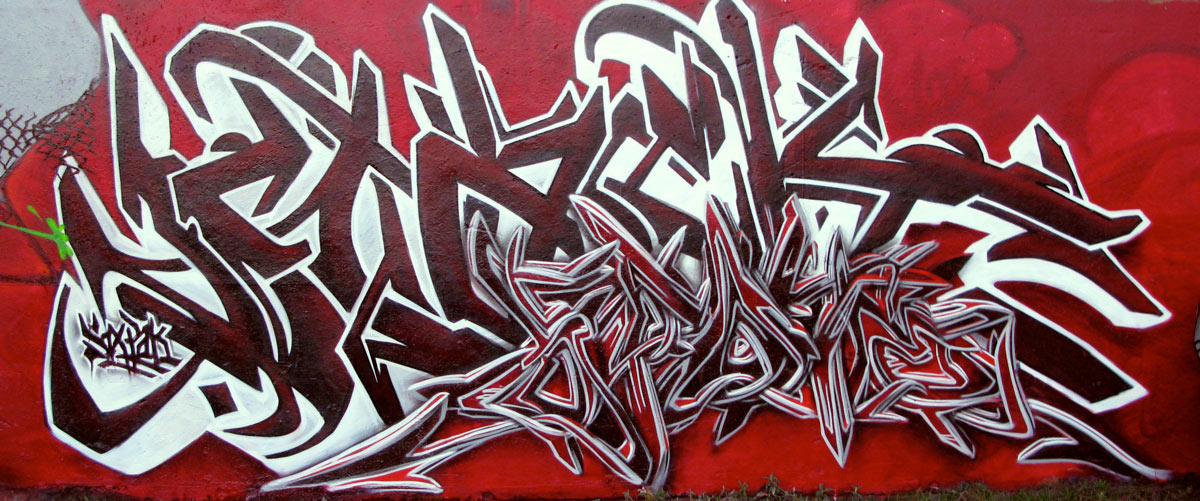 Battle Wildstyle Graffiti Red Letters Wallpaper