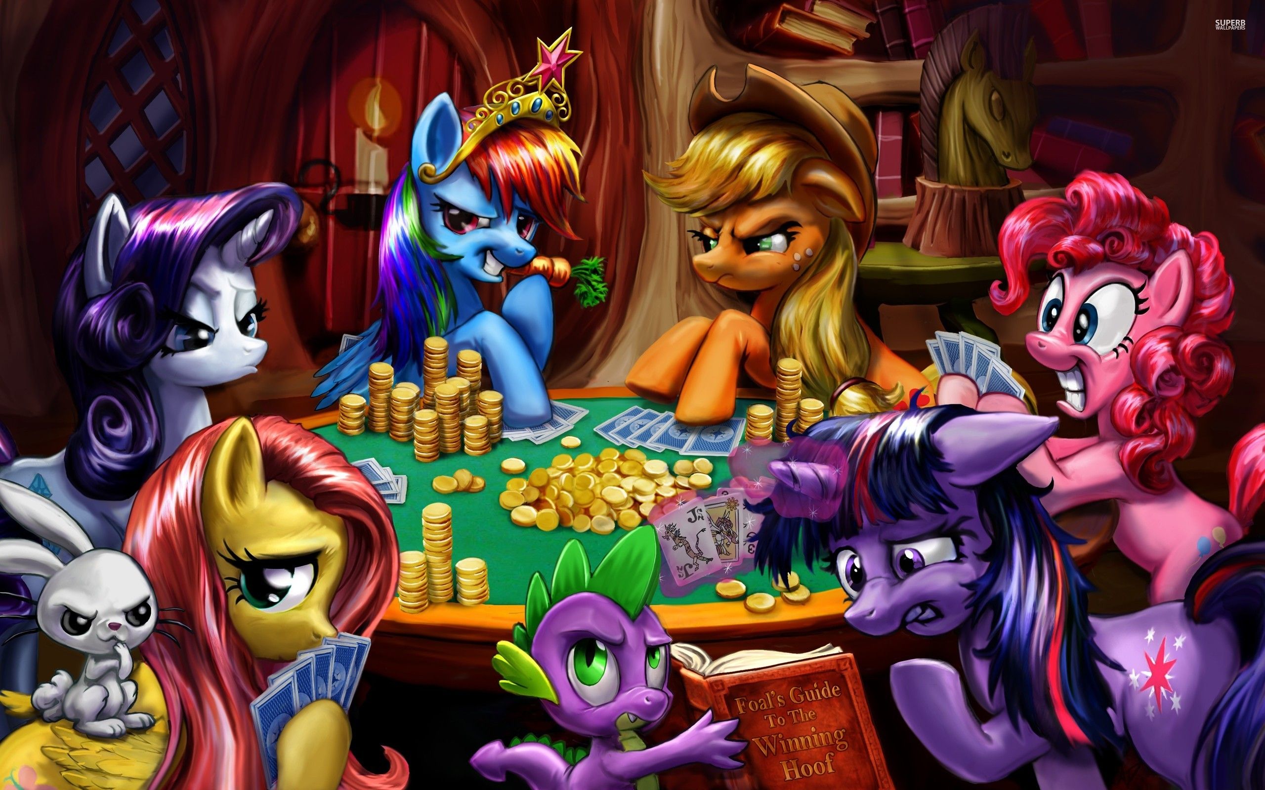 Dogs Playing Poker Wallpaper