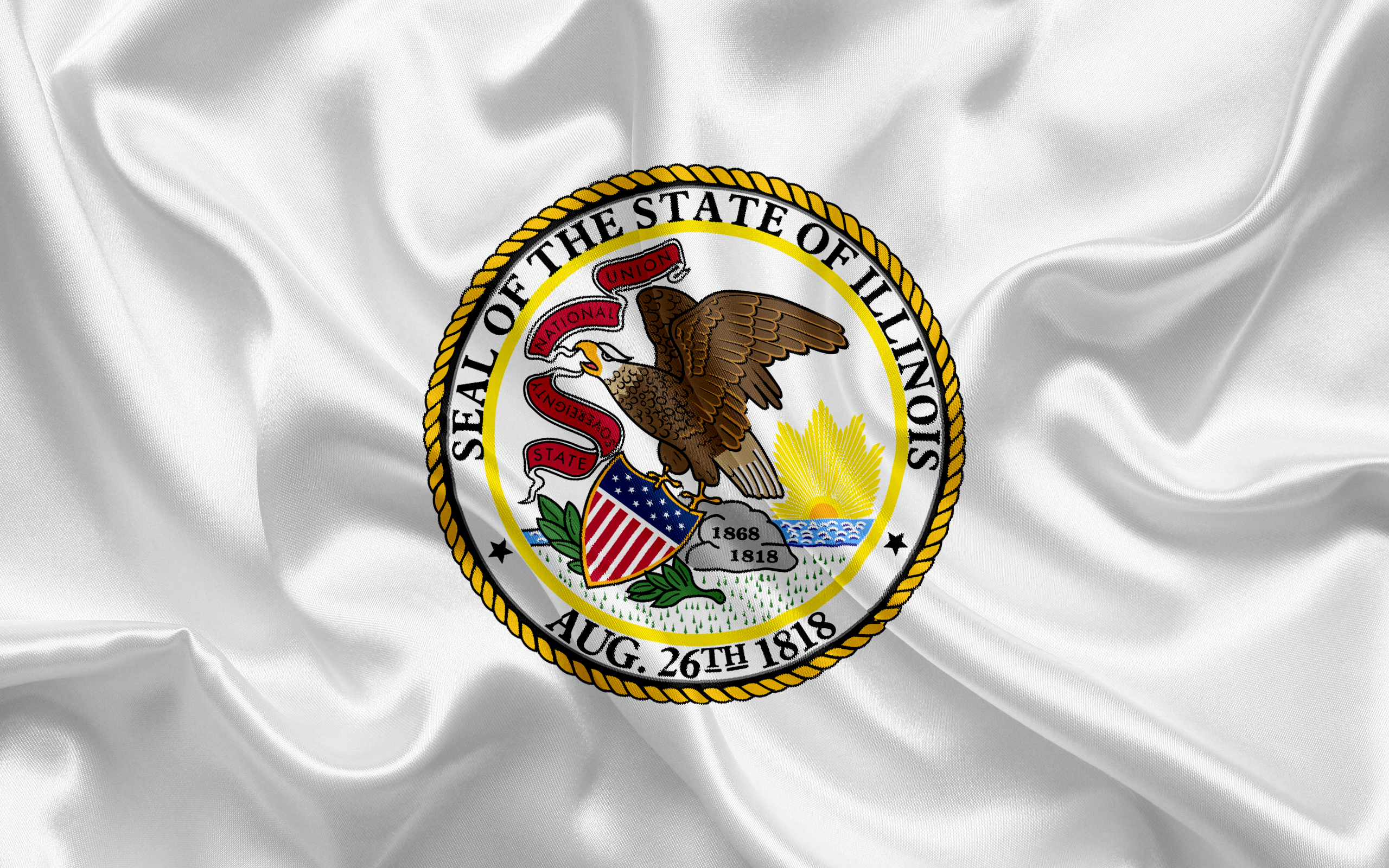 Wallpaper Illinois Flag Flags Of States State