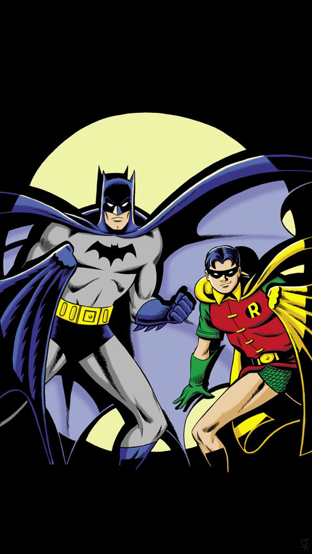 Batman And Robin iPhone Wallpaper