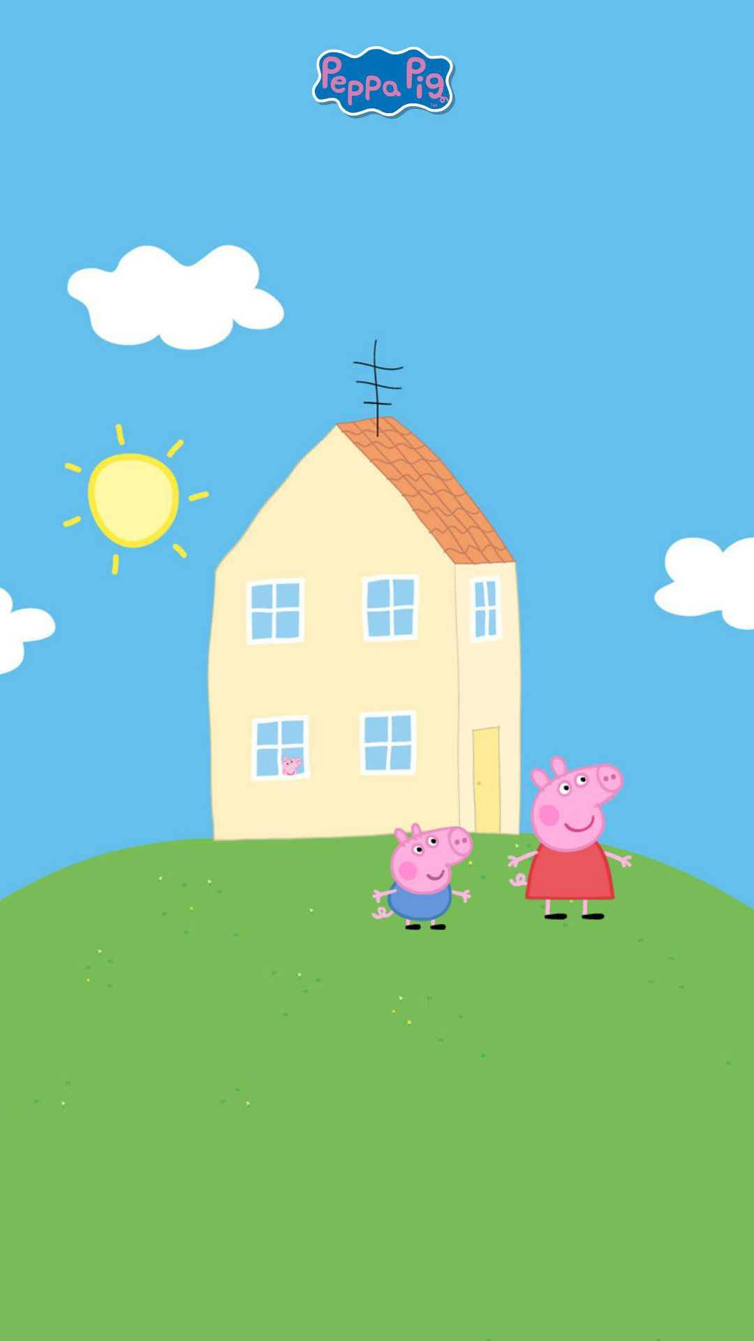Peppa Pig Haus Wallpaper