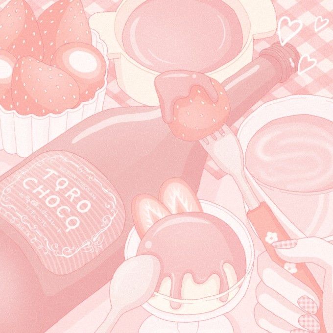 Pink Wallpaper Anime Pretty iPhone
