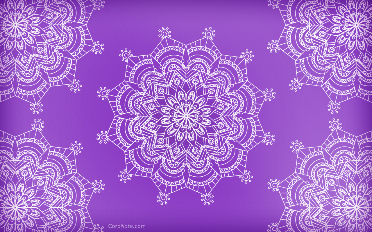 Purple Mandala Wallpaper HD Ecopetit Cat