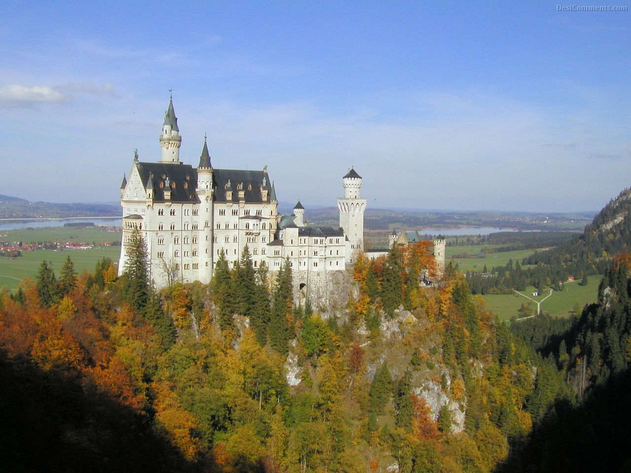Neuschwanstein Castle Bavaria Germany Puter Wallpaper Desktop