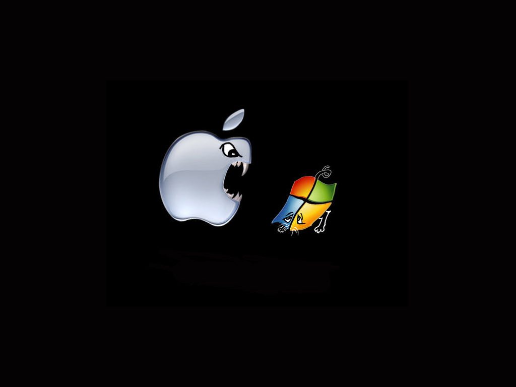 Funny Apple Background Share On