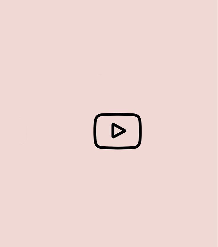 Pink Icon App Design Simple iPhone Wallpaper
