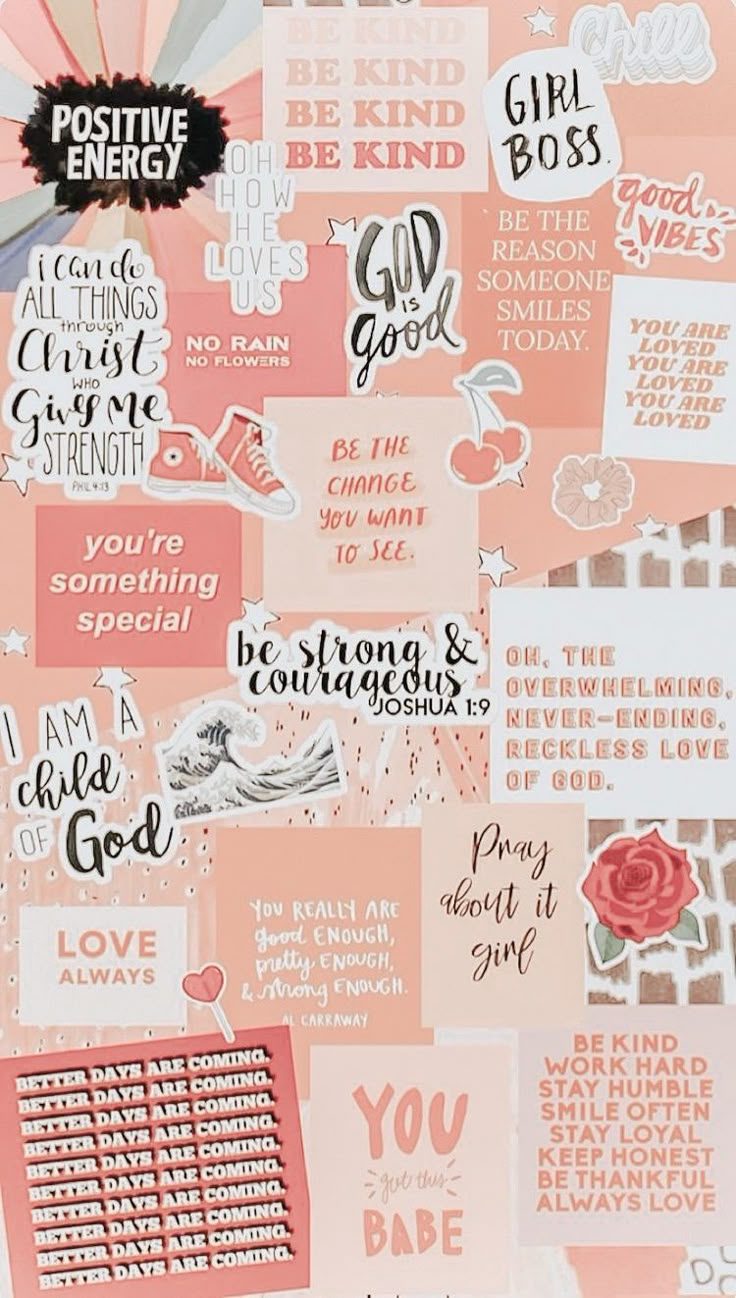Christian Aesthetic Pink Wallpaper
