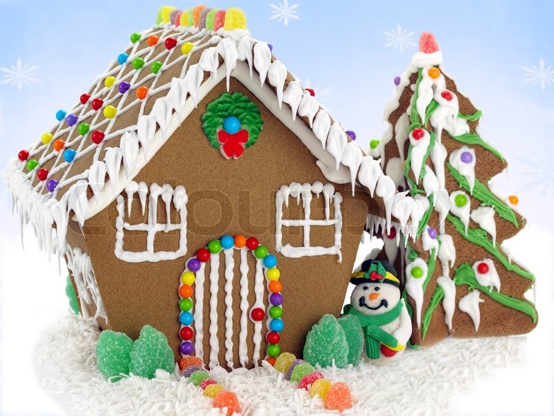 Gingerbread House Wallpaper - WallpaperSafari