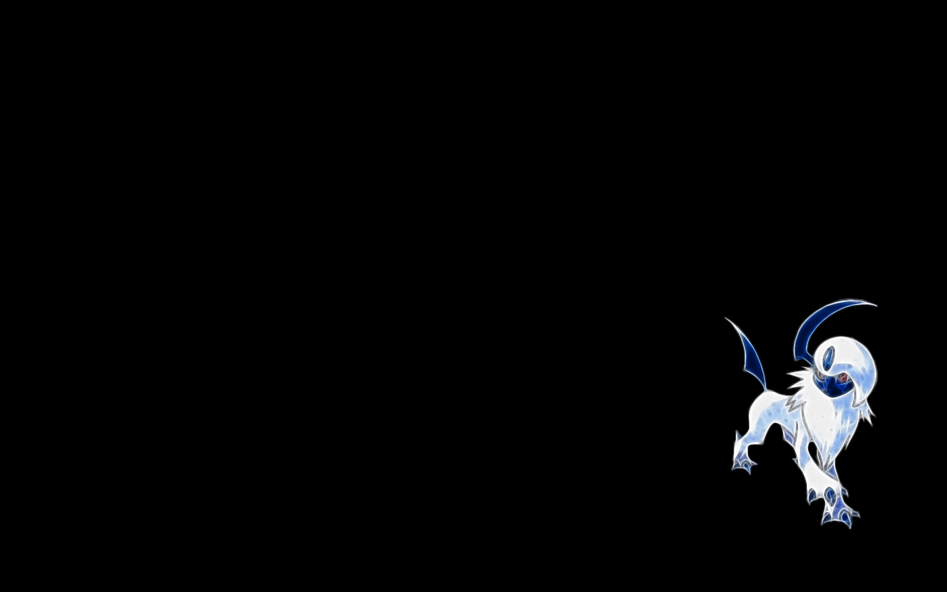 Absol Pokemon Black Wallpaper