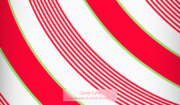 Candy Cane iPhone 3gs iPad