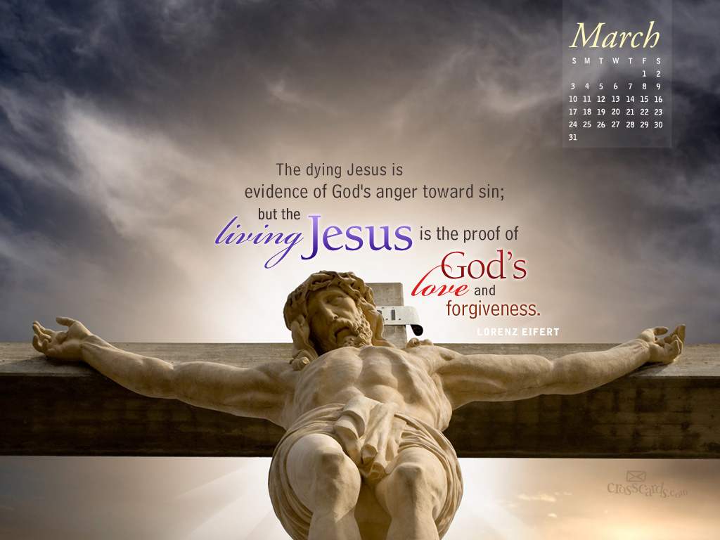 March Living Jesus Desktop Calendar Monthly Calendars
