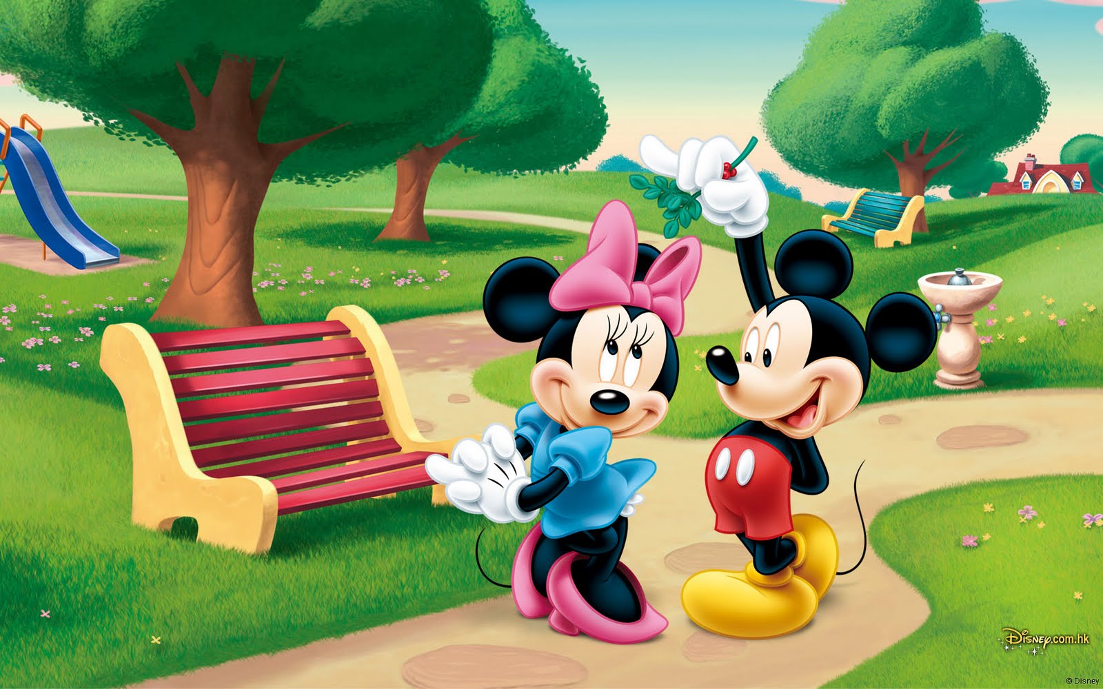Mickey And Minnie Disney Wallpaper