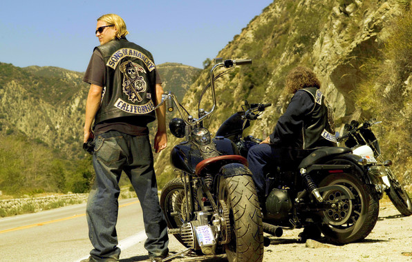 Wallpaper Soa Sons Of Anarchy Biker Road Moto Films