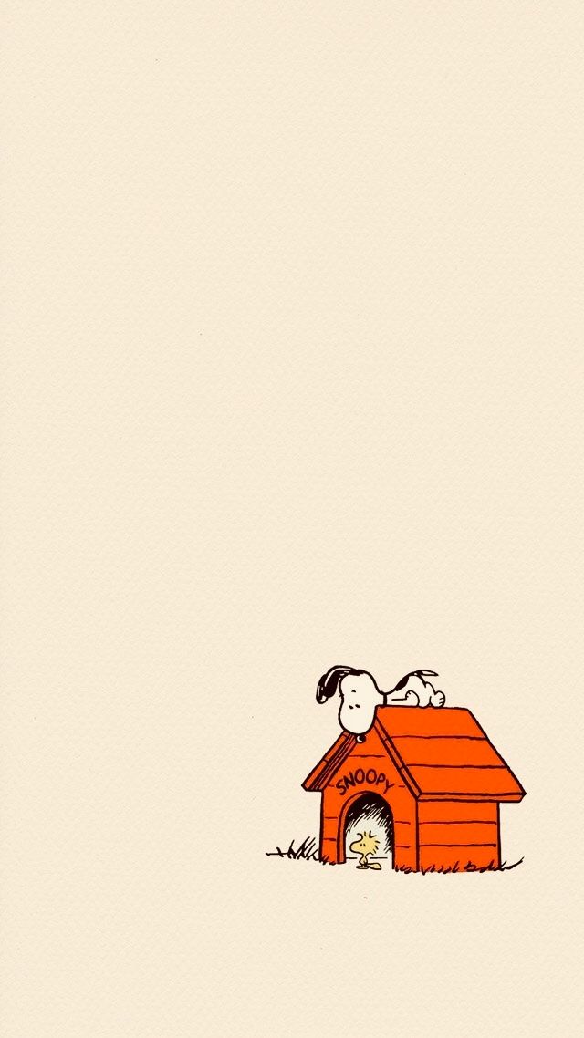 Snoopy And Woodstock iPhone In Wallpaper