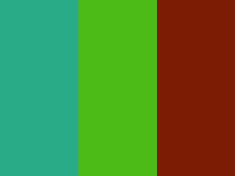 Free 800x600 resolution Jungle Green Kelly Green and Kenyan Copper 800x600