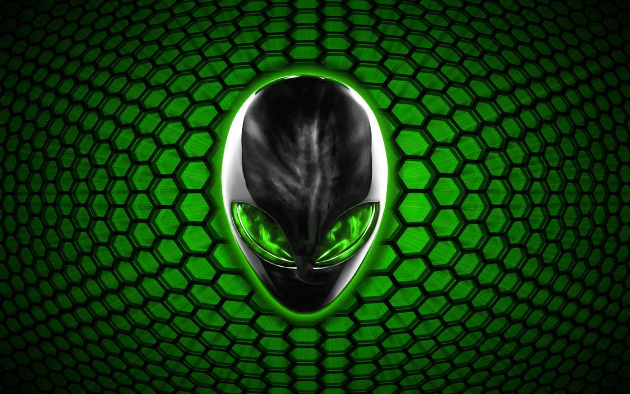 Green Alien Wallpaper Alienware Bee By