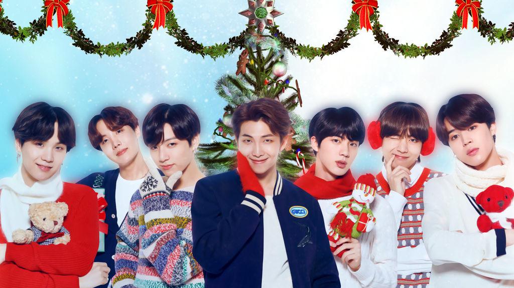 BTS Christmas Hd Wallpapers  Wallpaper Cave