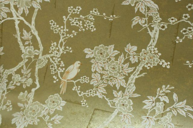 Ralph Lauren S Marlowe Floral Wallpaper In Gold Leaf A Double
