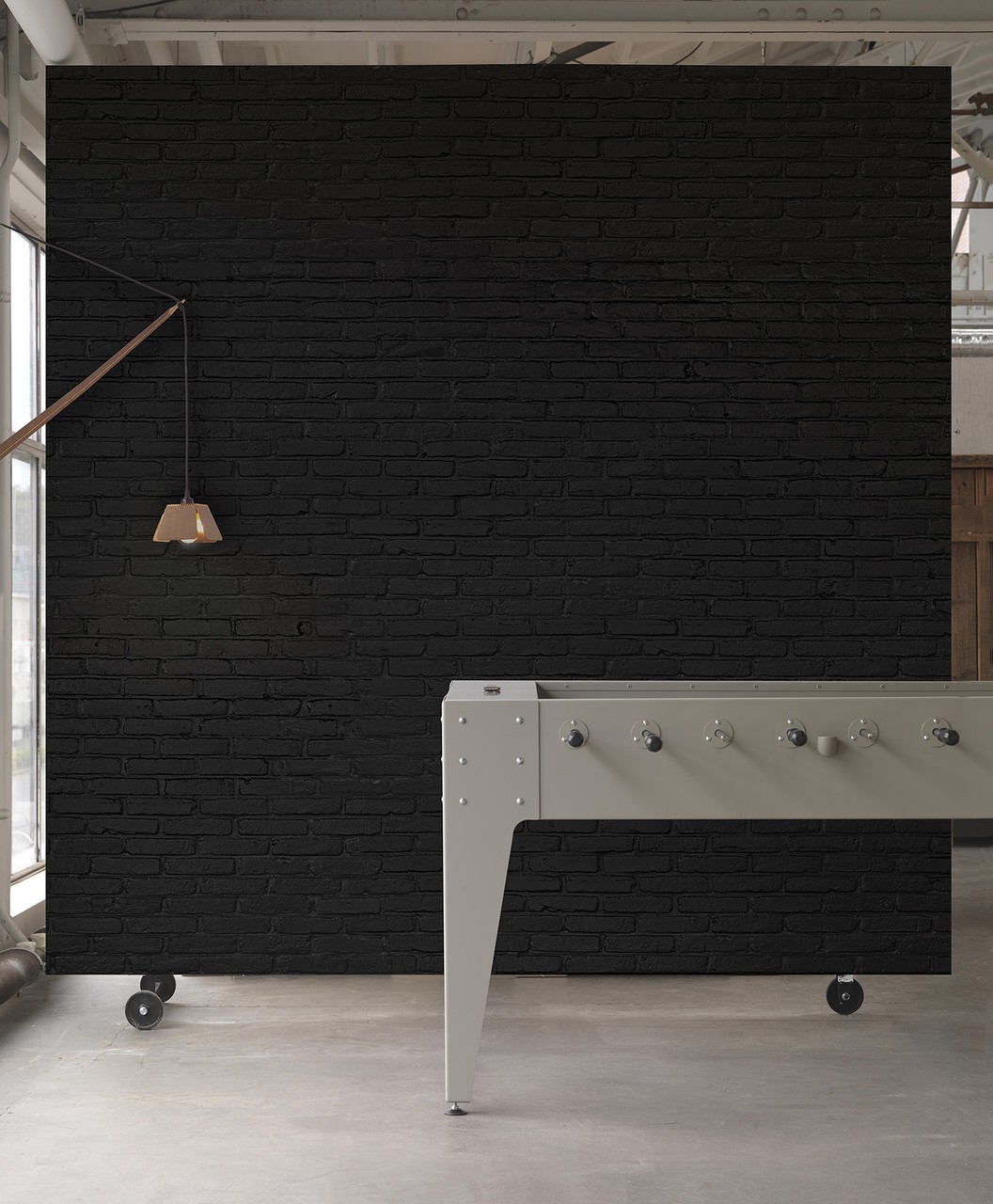 Black Brick Wallpaper By Piet Hein Eek Phm Bij Behangwebshop