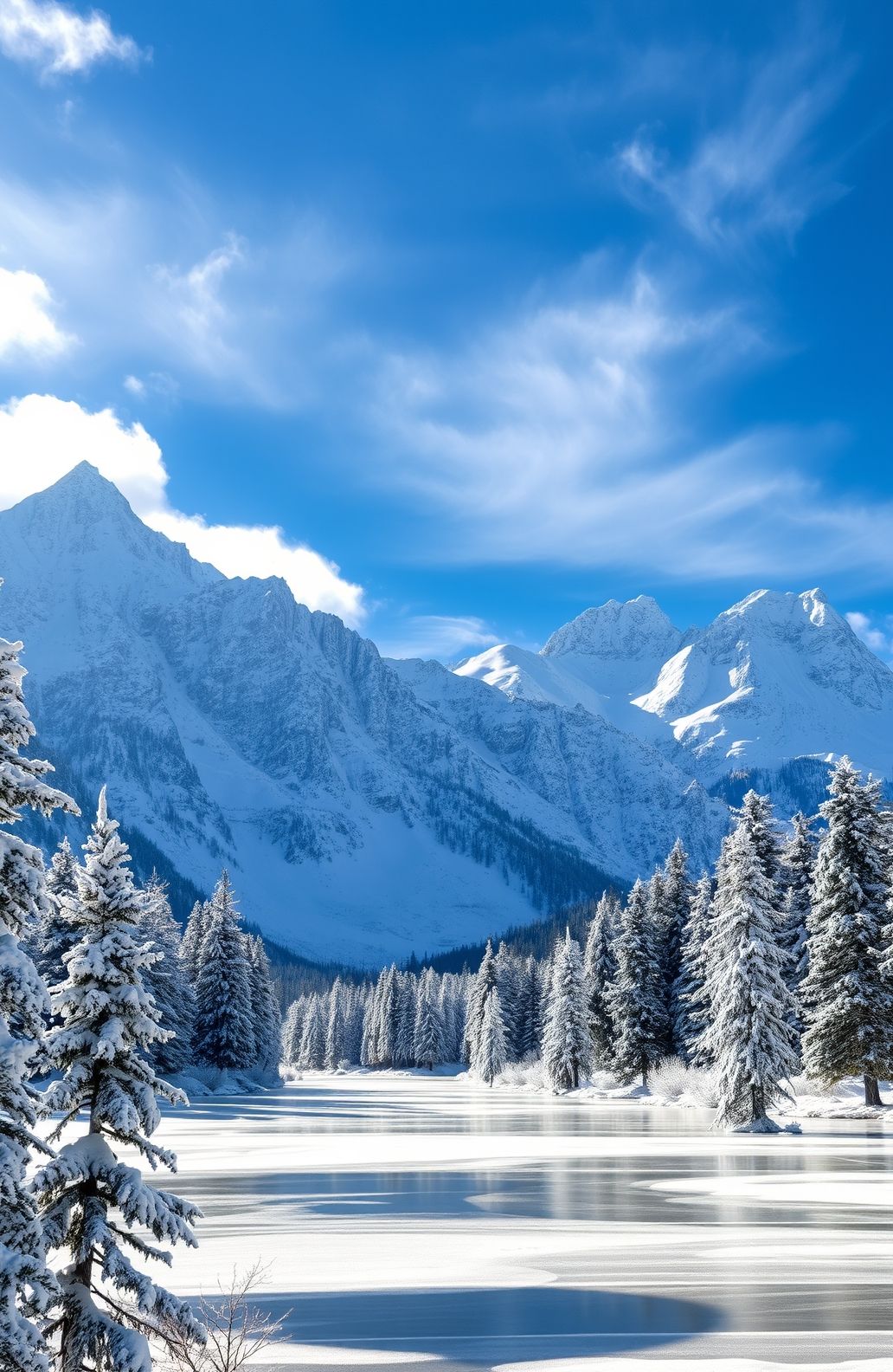 Winter Mountain Wallpaper