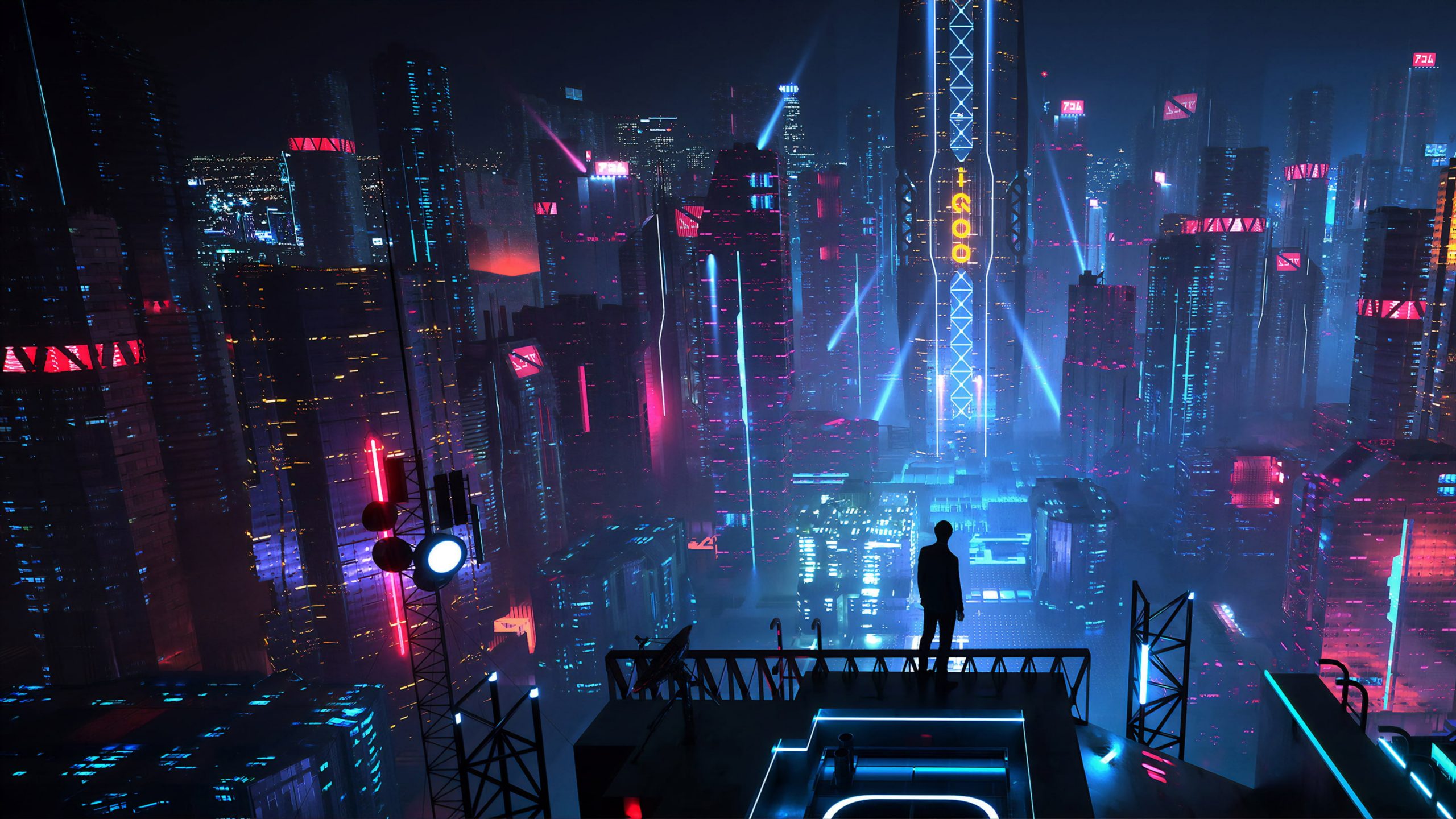Neon City Wallpaper 4k Phone Gif