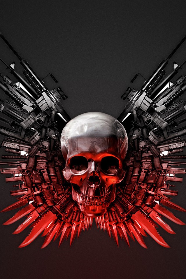 The Expendables Weapons Hd iPhone 4s Wallpaper Download iPhone
