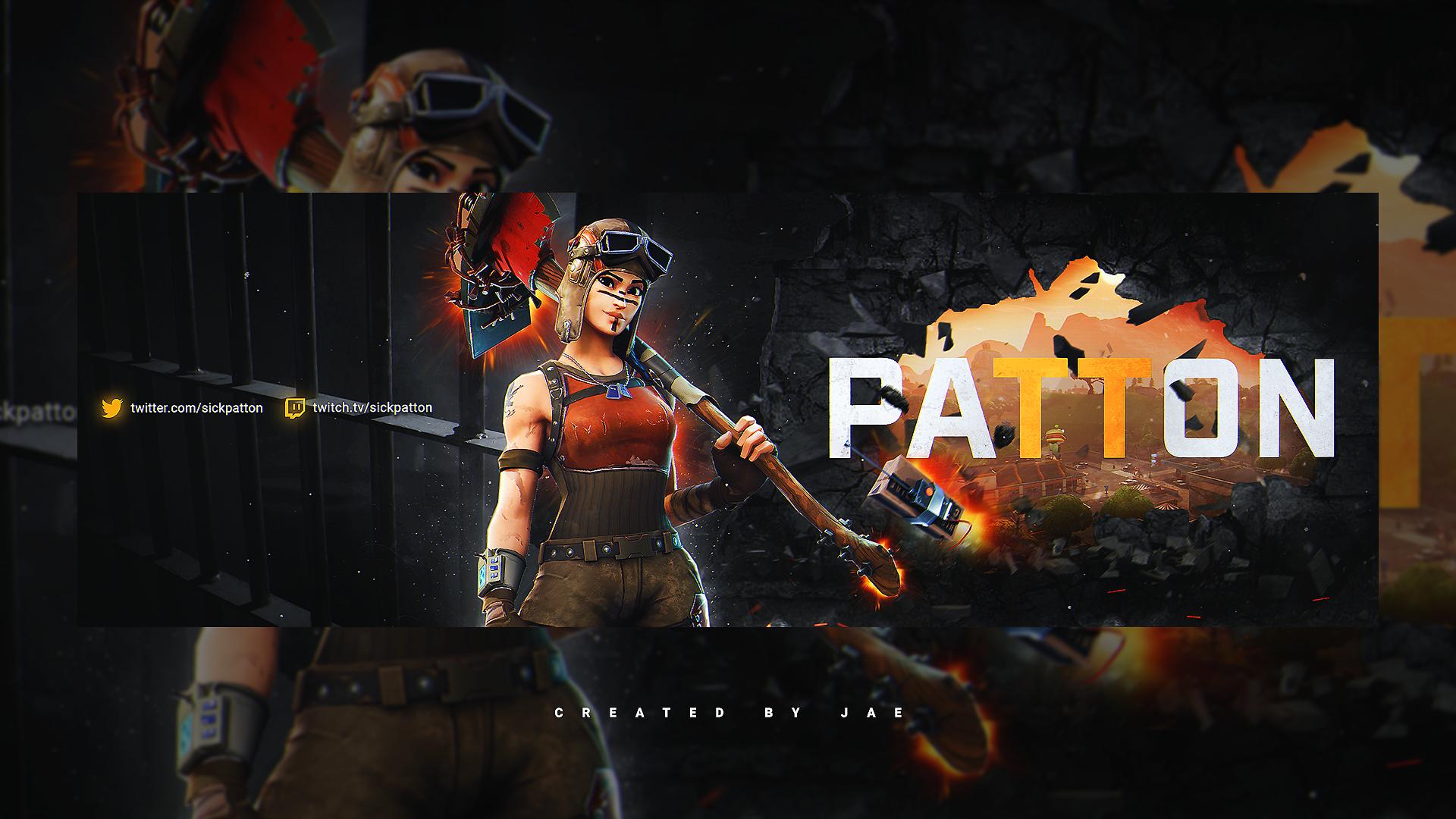 Fortnite Raider Wallpaper: Renegade Raider breaking through a wall