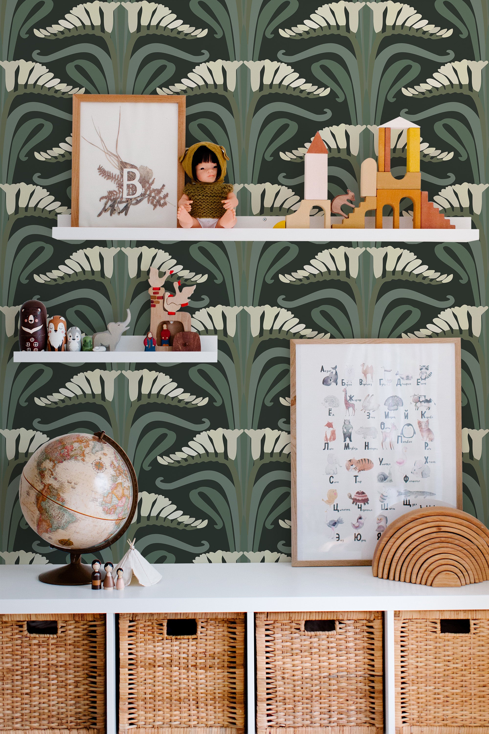 Art Nouveau Removable Or Traditional Wallpaper La Grand Classique
